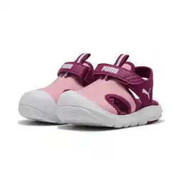 Decathlon Fun Racer sandalen voor peuters PUMA Pinkscape Berry White Pink aanbieding