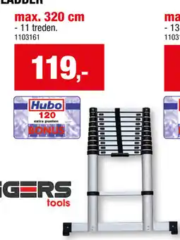 Hubo Telescopische ladder aanbieding
