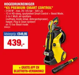 Hubo Hogedrukreiniger K5 Premium smart control aanbieding