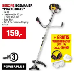Hubo Benzine bosmaaier POWXG30412 aanbieding
