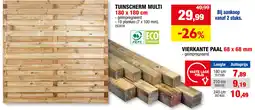 Hubo Tuinscherm multi aanbieding