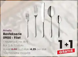 Hanos Amefa Bestekserie 0900 Filet aanbieding