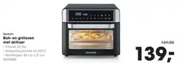 Hanos Severin Bak- en grilloven met airfryer aanbieding