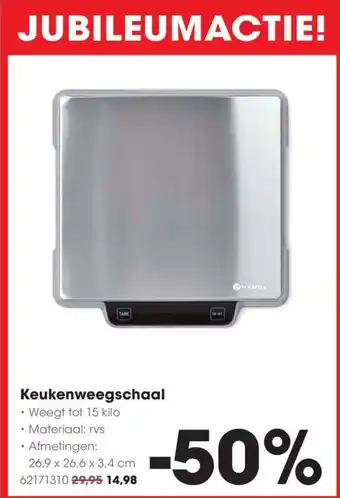 Hanos Keukenweegschaal aanbieding