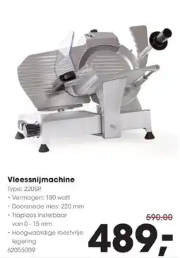 Hanos Vleessnijmachine aanbieding
