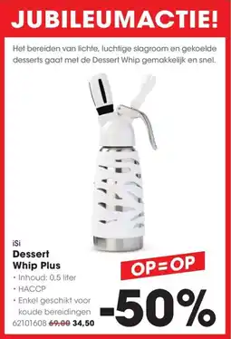 Hanos iSi Dessert Whip Plus aanbieding