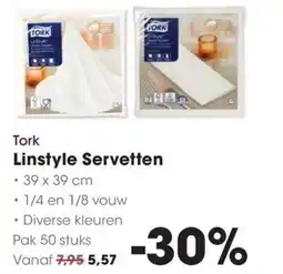 Hanos Tork Linstyle Servetten aanbieding