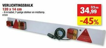Hubo Verlichtingsbalk aanbieding