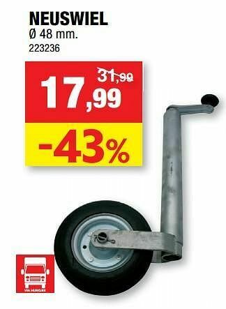 Hubo Neuswiel aanbieding