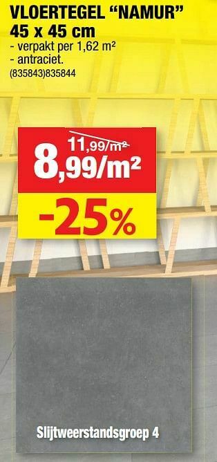 Hubo Vloertegel namur aanbieding