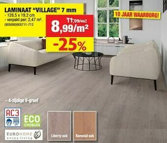 Hubo Laminaat village aanbieding