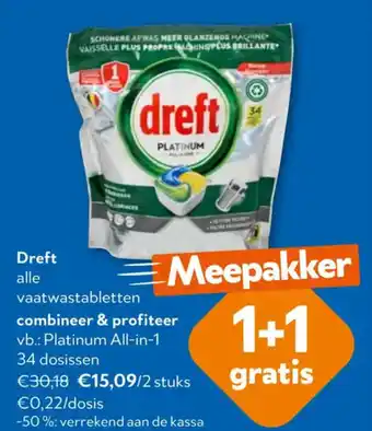 OKay Dreft alle vaatwastabletten aanbieding