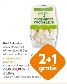 OKay Boni Selection snackbloemkool of-wortelen of snackradijzen aanbieding