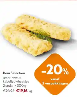 OKay Boni Selection gepaneerde kabeljauwhaasjes aanbieding