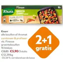 OKay Knorr alle bouillon of Aromat aanbieding