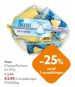 OKay Vepo Cheese Portions aanbieding
