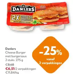 OKay Danlers Cheese Burger met burgersaus aanbieding
