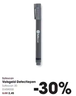 Hanos Safescan Valsgeld Detectiepen aanbieding