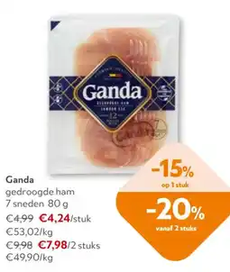 OKay Ganda gedroogde ham aanbieding