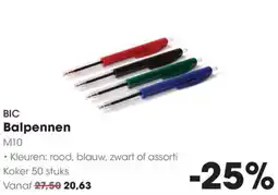 Hanos BIC Balpennen aanbieding