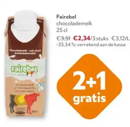 OKay Fairebel chocolademelk aanbieding