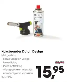 Hanos Koksbrander Dutch Design aanbieding