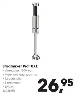 Hanos Staafmixer Prof XXL aanbieding