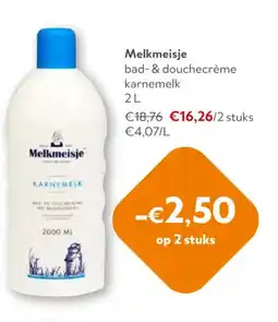 OKay Melkmeisje bad- & douchecrème karnemelk aanbieding