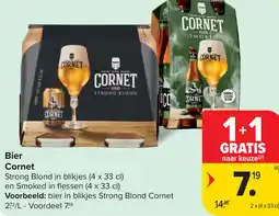 Carrefour Cornet bier aanbieding
