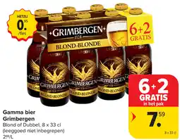 Carrefour Grimbergen Gamma bier aanbieding