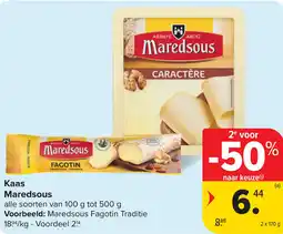 Carrefour Maredsous kaas aanbieding