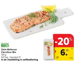 Carrefour Zalm Bellevue Carrefour Bio aanbieding