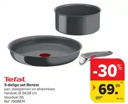 Carrefour Tefal 3-delige set Renew aanbieding