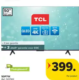Carrefour TCL 50P71K aanbieding