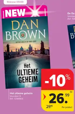 Carrefour Het ultieme geheim aanbieding