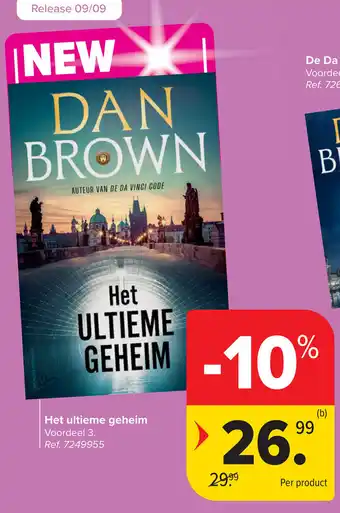Carrefour Het ultieme geheim aanbieding