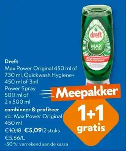 OKay Dreft Max Power Original 450 ml aanbieding