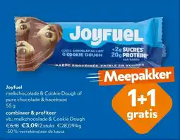 OKay Joyfuel melkchocolade & Cookie Dough aanbieding