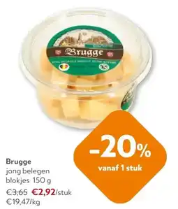 OKay Brugge jong belegen blokjes 150 g aanbieding