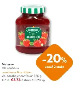 OKay Materne aardbeienconfituur 720 g aanbieding