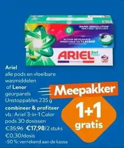 OKay Ariel 3-in-1 Color pods 30 dosissen aanbieding