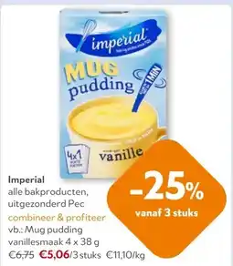 OKay Imperial Mug pudding vanillesmaak 4 x 38 g aanbieding