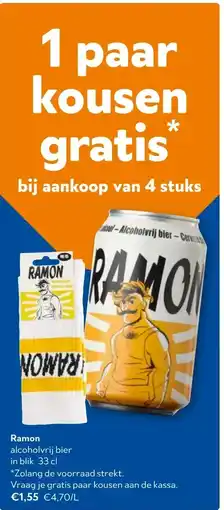 OKay Ramon alcoholvrij bier in blik 33 cl aanbieding
