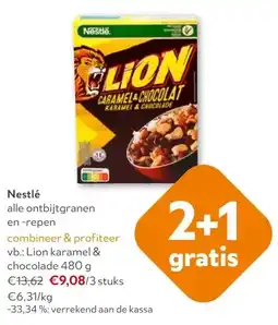 OKay Nestlé Lion karamel & chocolade 480 g aanbieding