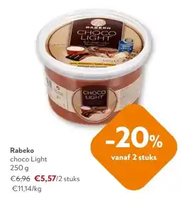 OKay Rabeko choco Light 250 g aanbieding