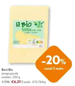 OKay Boni Bio jonge gouda sneden 250 g aanbieding