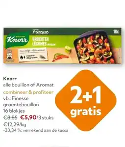 OKay Knorr Finesse groentebouillon 16 blokjes aanbieding