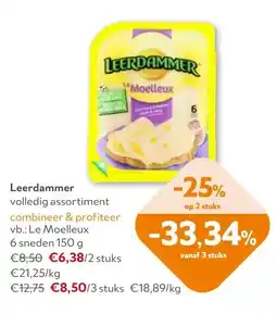 OKay Leerdammer Le Moelleux 6 sneden 150 g aanbieding