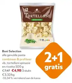 OKay tortelloni spinazie en ricotta 500 g aanbieding