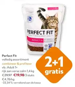 OKay Perfect Fit Adult 1+ rijk aan verse zalm 1,4 kg aanbieding